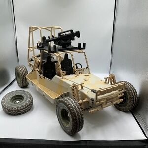 VTG 2000 GI JOE Chenowth Military Desert Camo Dune Buggy ATV Toy Vehicle